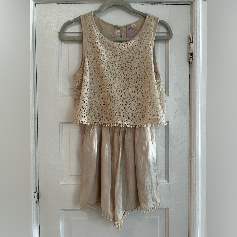 Boho Lacey romper
